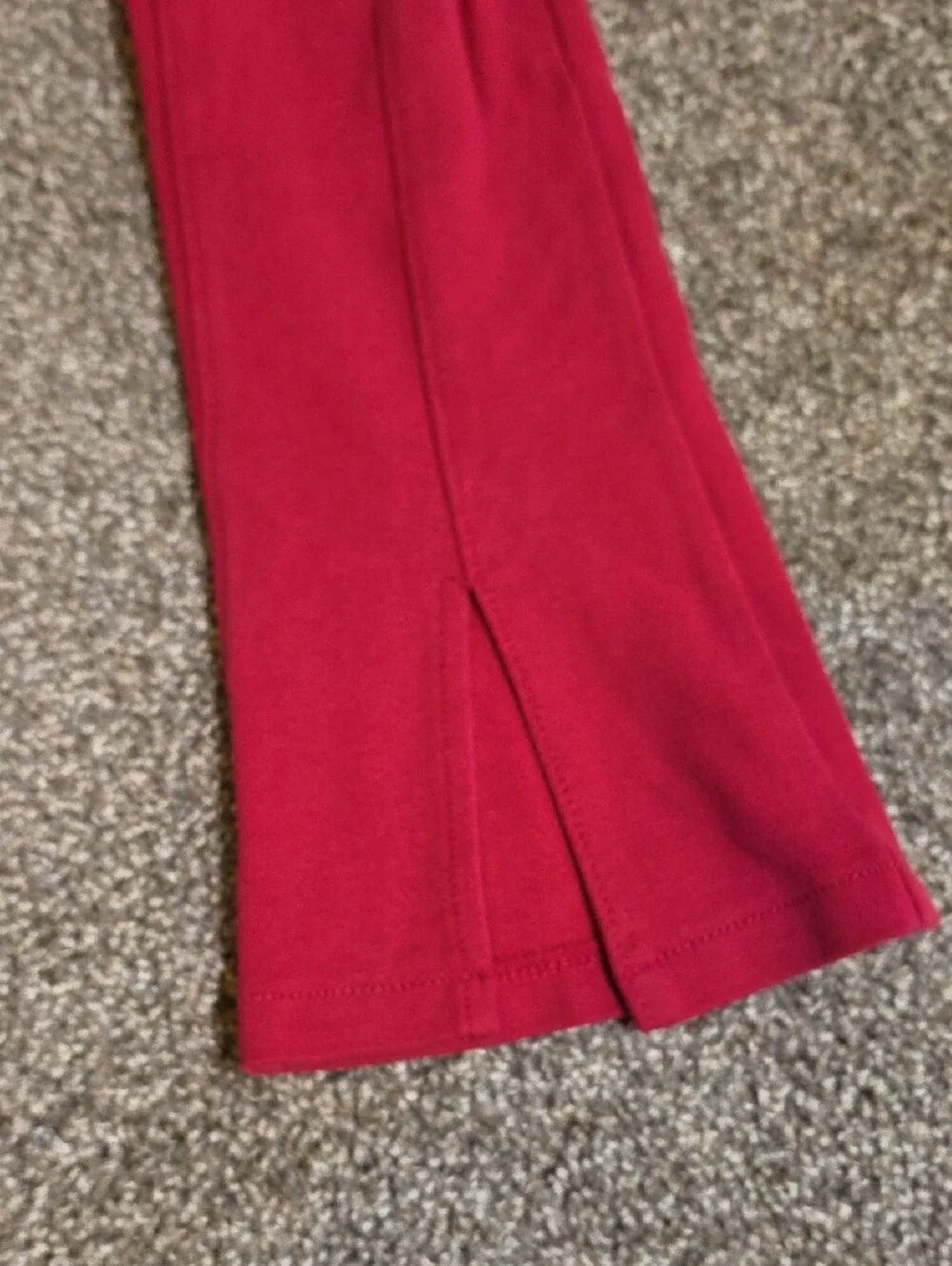 The Children's Place Red Flare Front-Seam Leggings